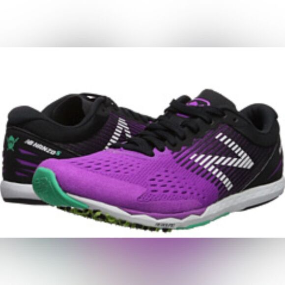 New Balance Sneakers Women Size 7.5 Purple Black Running Shoes Hanzo S RevLite - Picture 2 of 9